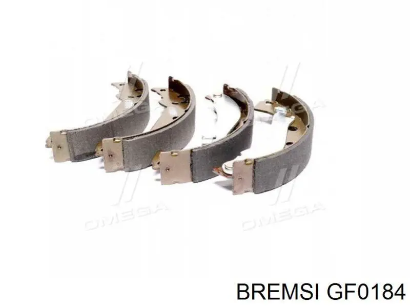 Колодки гальмові задні, барабанні Bremsi GF0184 ціна, від 19.95 USD