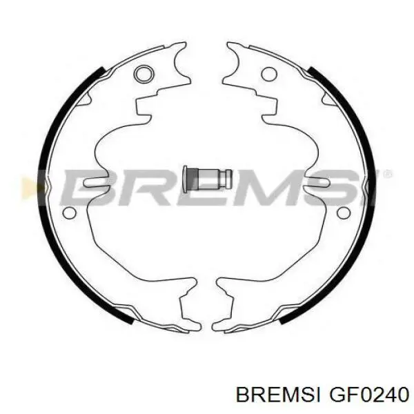 Колодки гальмові задні, барабанні GF0240 Bremsi