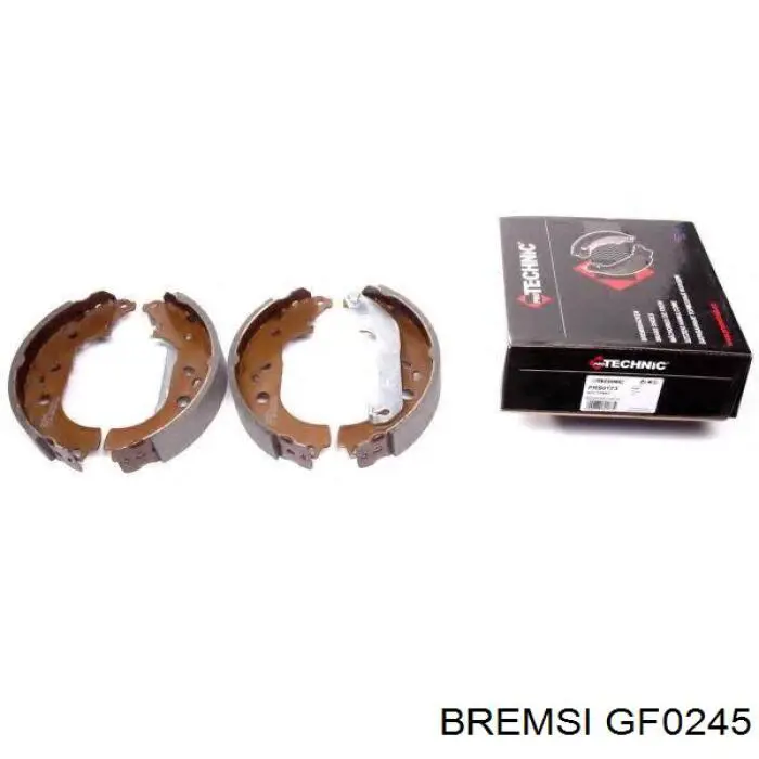 Колодки гальмові задні, барабанні GF0245 Bremsi