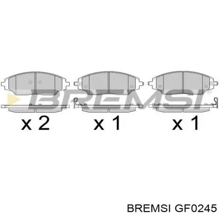 Гальма робочі задні ножні і гальмівні барабани Bremsi GF0245