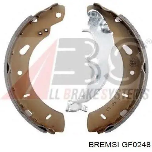 Купити GF0248 Bremsi Колодки гальмові задні, барабанні