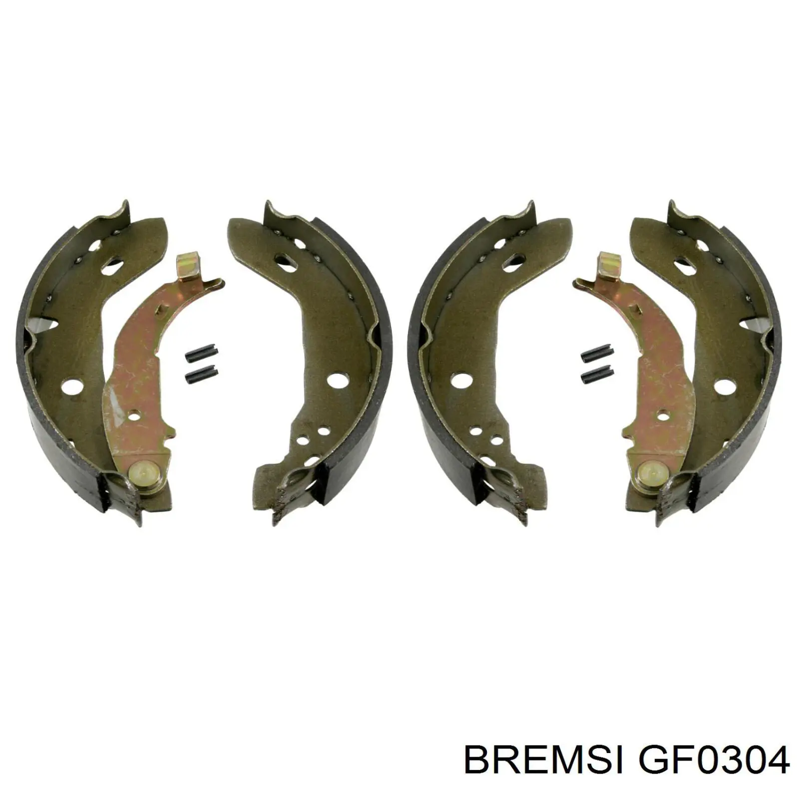 Колодки гальмові задні, барабанні Bremsi GF0304 ціна, від 21.23 USD