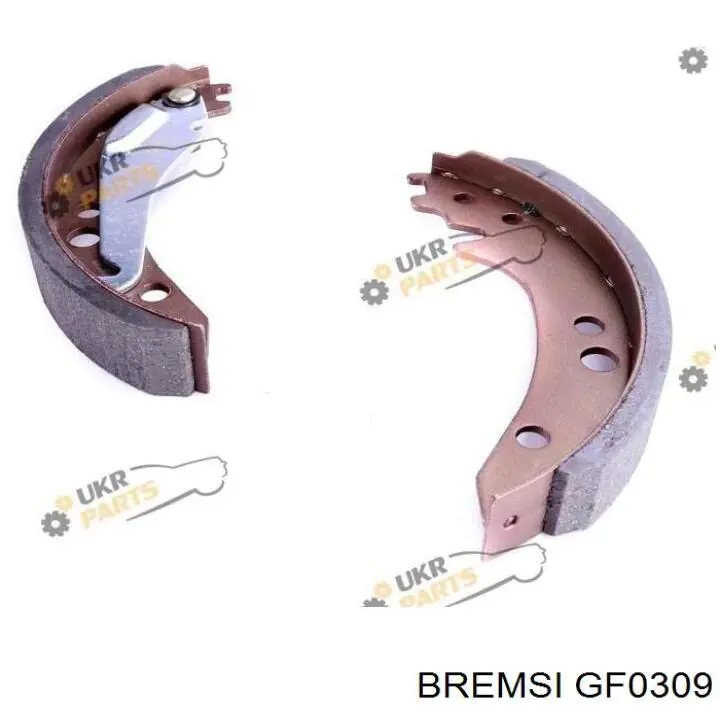 Колодки гальмові задні, барабанні GF0309 Bremsi