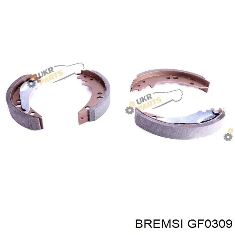 Колодки гальмові задні, барабанні Bremsi GF0309 ціна, від 27.90 USD