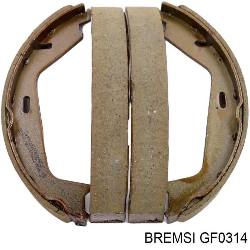 Колодки ручника / стоянкового гальма Bremsi GF0314 ціна, від 23.98 USD