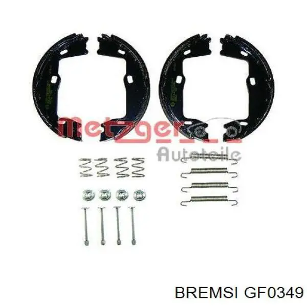 Колодки ручника GF0349 Bremsi