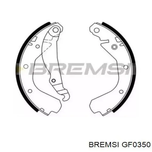 Купити GF0350 Bremsi Колодки гальмові задні, барабанні