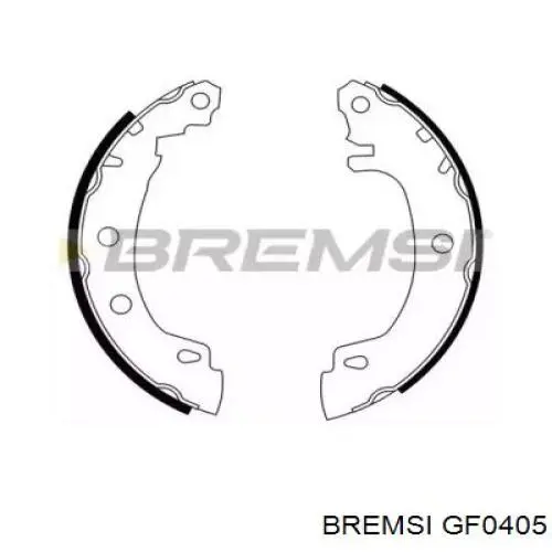 GF0405 Bremsi Колодки гальмівні задні, барабанні