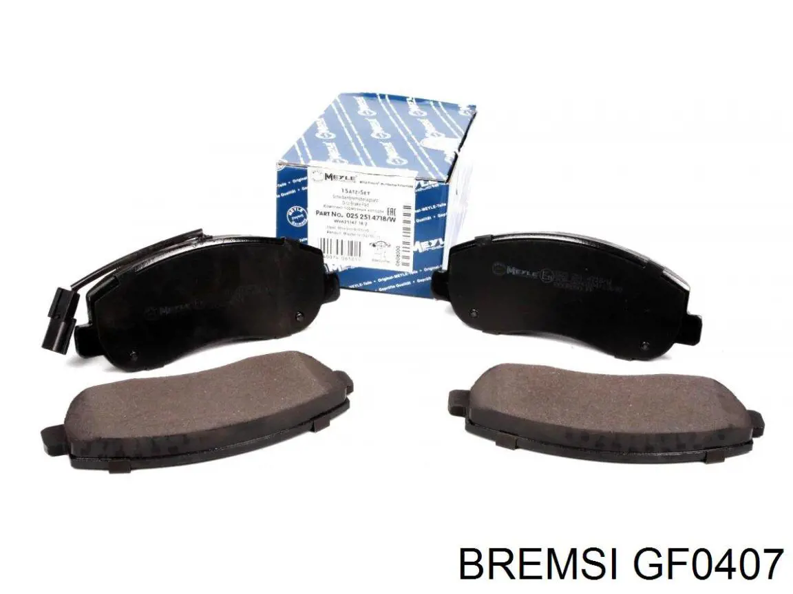 Купити GF0407 Bremsi Колодки гальмові задні, барабанні