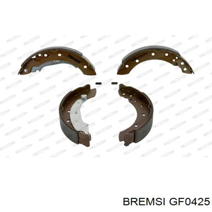 GF0425 Bremsi Колодки гальмівні задні, барабанні