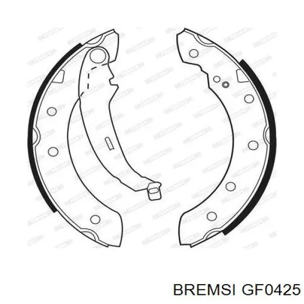 Колодки гальмові задні, барабанні Bremsi GF0425 ціна, від 17.85 USD