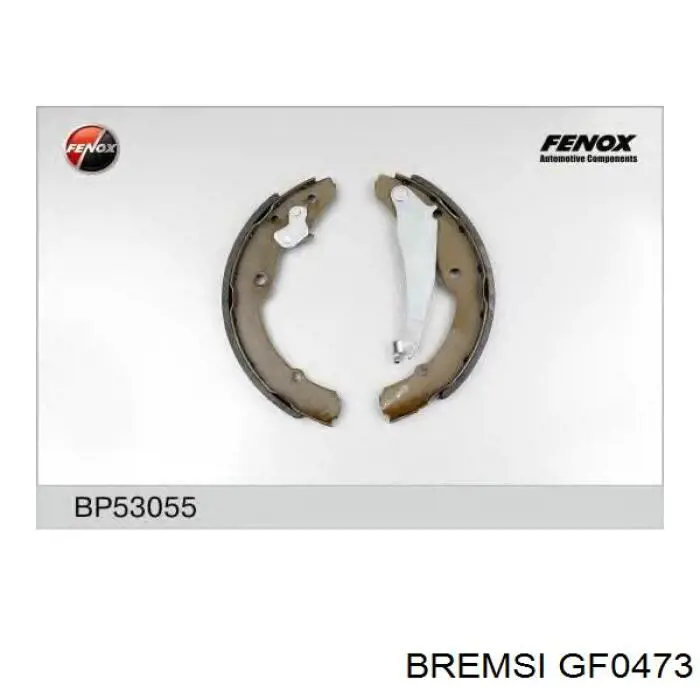 Колодки гальмові задні, барабанні GF0473 Bremsi