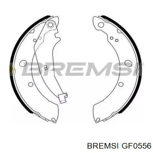 Купити GF0556 Bremsi Колодки гальмові задні, барабанні