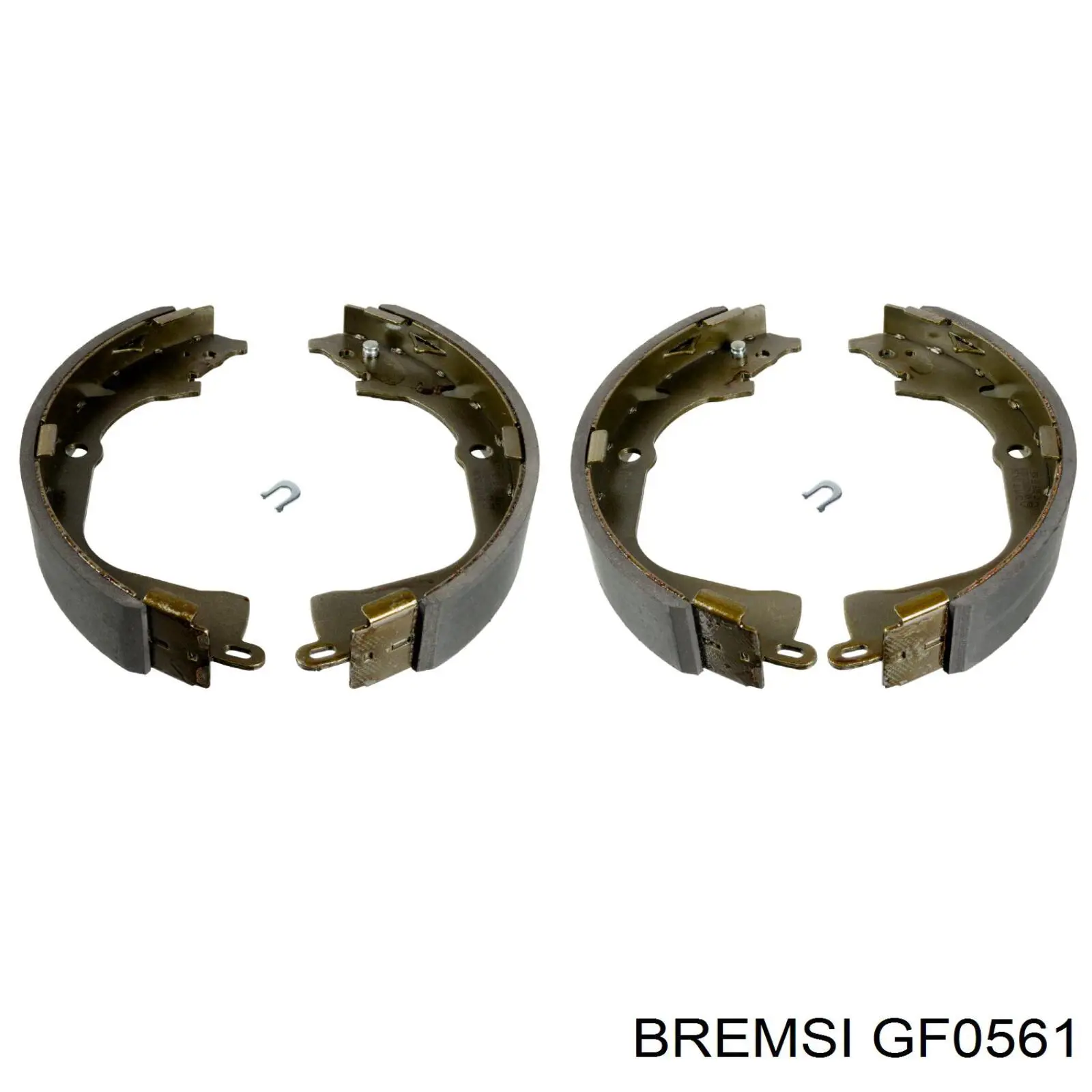 Колодки гальмові задні, барабанні GF0561 Bremsi