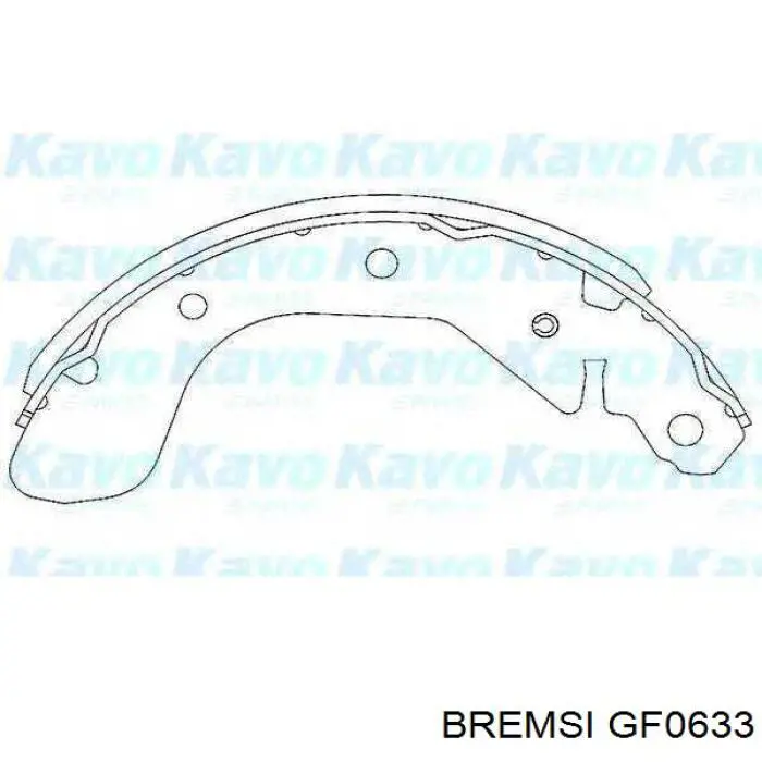 Колодки гальмові задні, барабанні Bremsi GF0633 ціна, від 19.73 USD