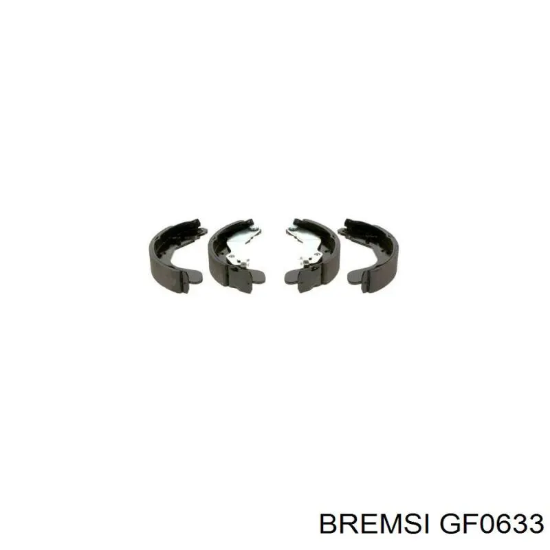 Гальма робочі задні ножні і гальмівні барабани Bremsi GF0633