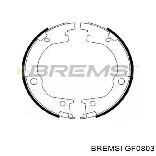 Купити GF0803 Bremsi Гальмівні колодки гальма стоянки