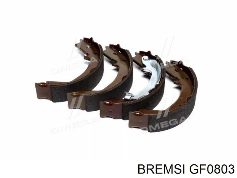 Колодки ручника / стоянкового гальма Bremsi GF0803 ціна, від 21.37 USD