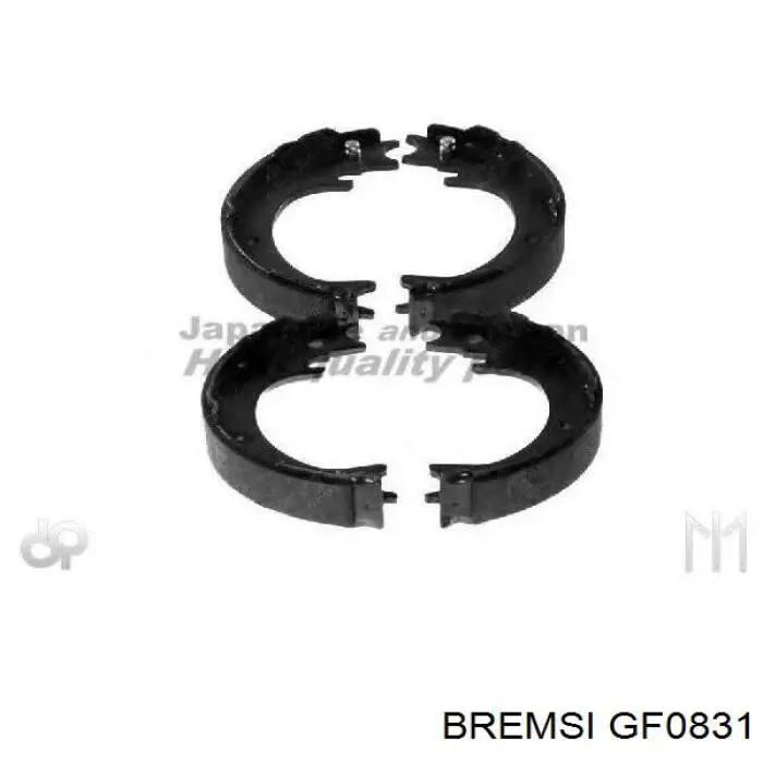 Купити GF0831 Bremsi Гальмівні колодки гальма стоянки