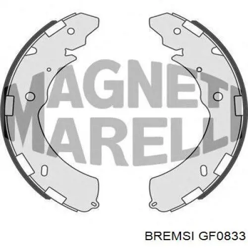 Колодки гальмові задні, барабанні GF0833 Bremsi