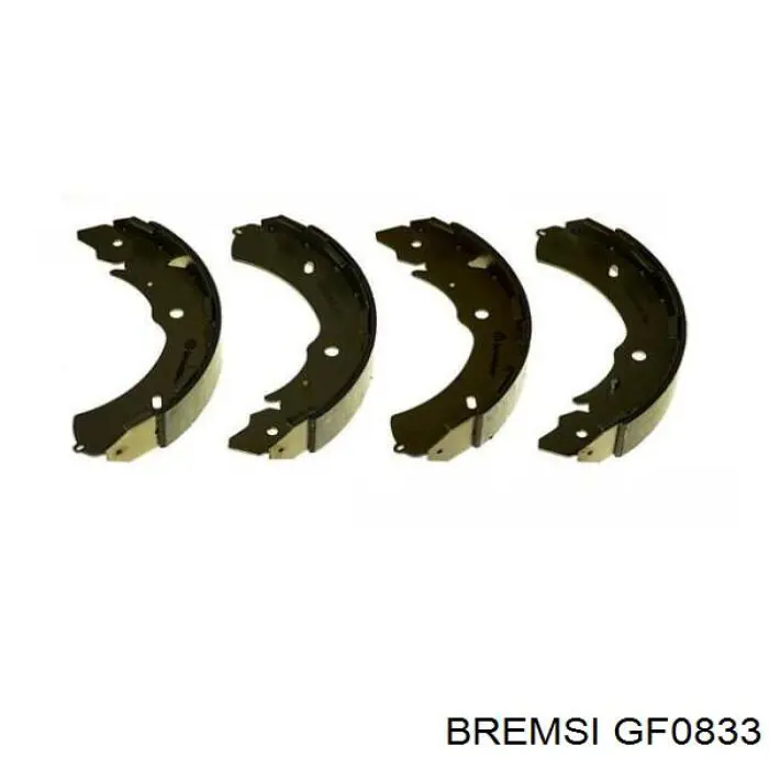 Купити GF0833 Bremsi Колодки гальмові задні, барабанні