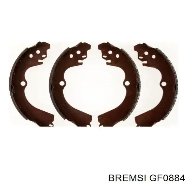 Колодки гальмові задні, барабанні Bremsi GF0884 ціна, від 18.78 USD