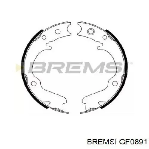 Купити GF0891 Bremsi Гальмівні колодки гальма стоянки
