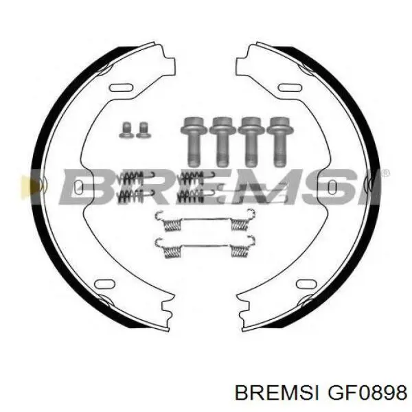 Колодки ручника / стоянкового гальма Bremsi GF0898 ціна, від 23.80 USD
