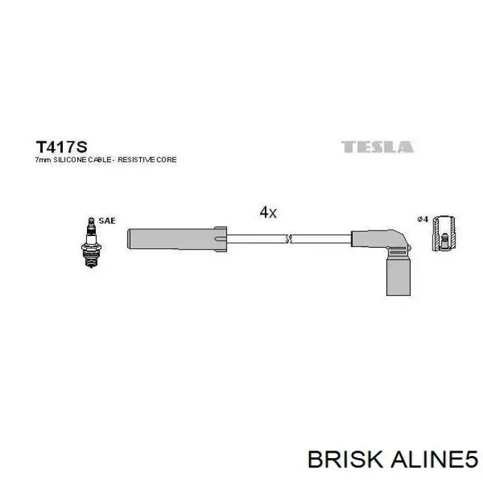 ALINE5 Brisk Свіча запалювання