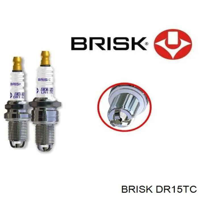 Свічки автомобільні Brisk DR15TC ціна, від 3.22 USD