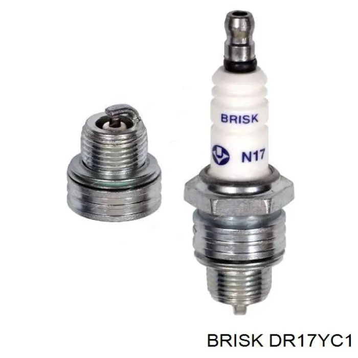 Свічки автомобільні Brisk DR17YC1 ціна, від 2.78 USD