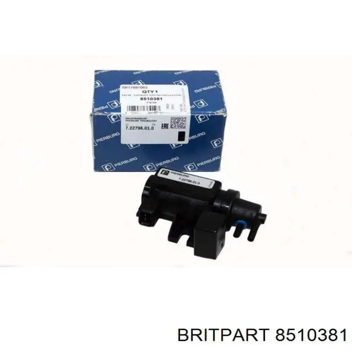 Клапан соленоїд регулювання заслонки EGR 8510381 Britpart