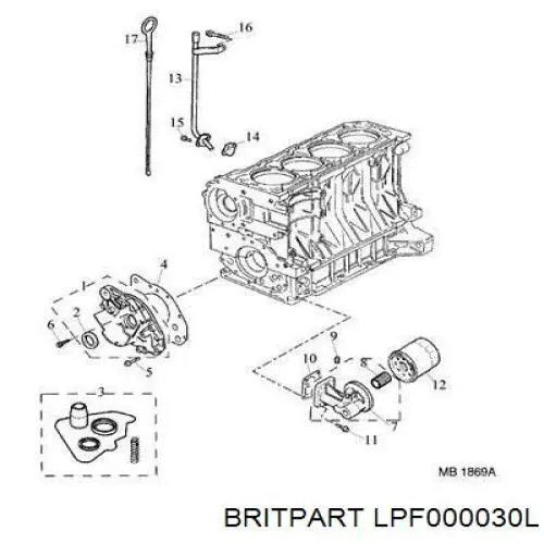  LPF000030L Bearmach