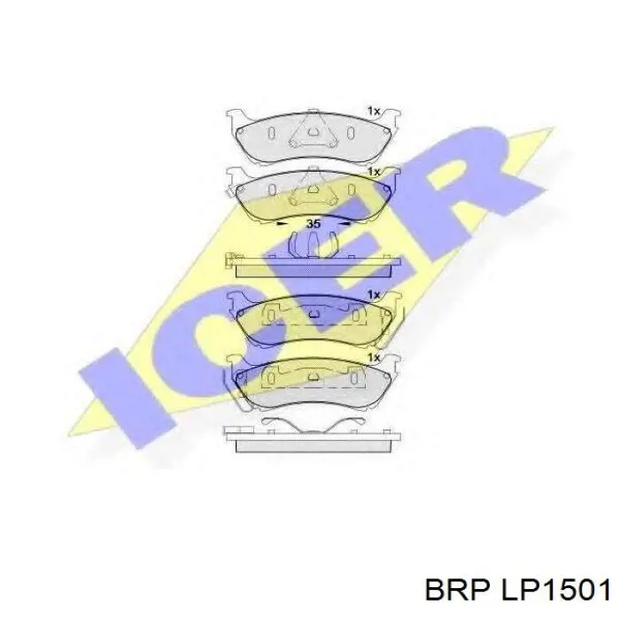Задні гальмівні колодки 193394 Maxgear