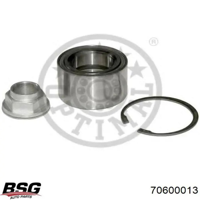 Комплект підшипник маточини передньої BSG 70600013 ціна, від 31.59 USD