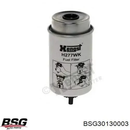Купити BSG30130003 BSG Фільтр-відстійник палива грубої очистки
