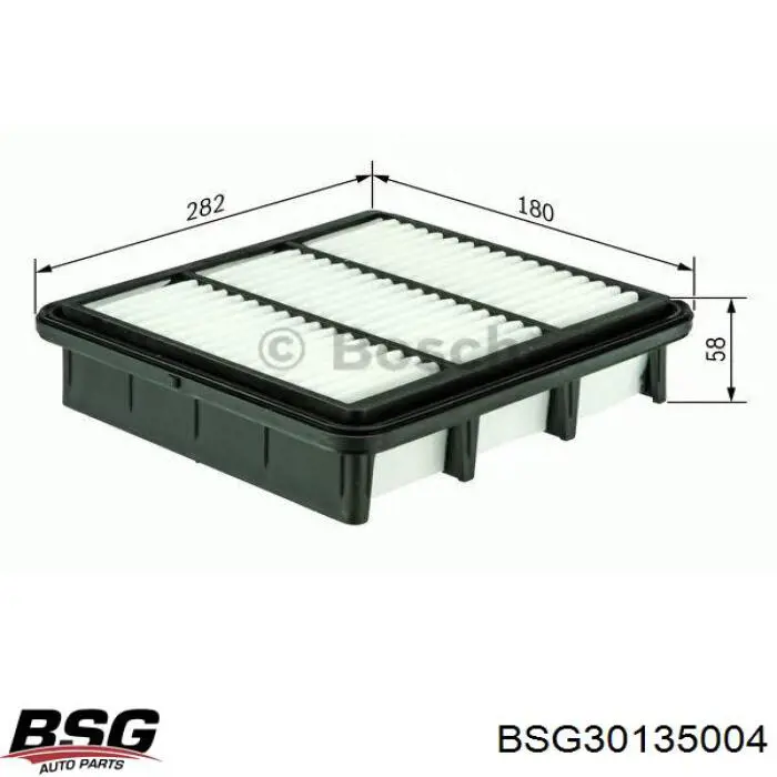 Повітряний фільтр BSG30135004 BSG