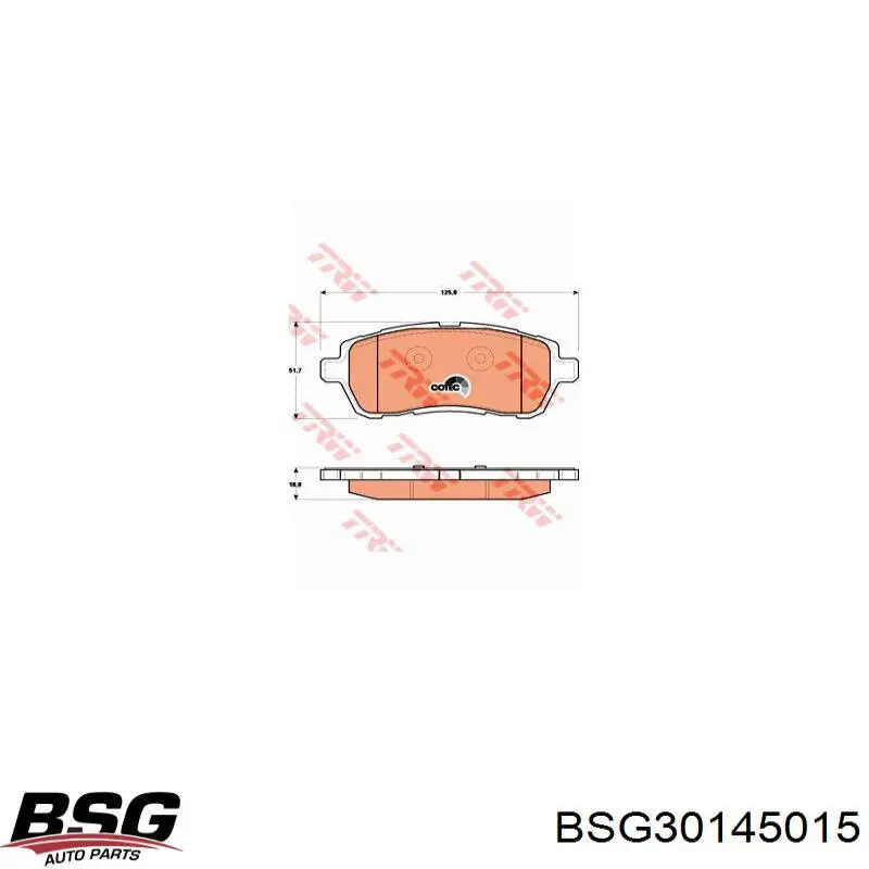 Фільтр салону BSG30145015 BSG