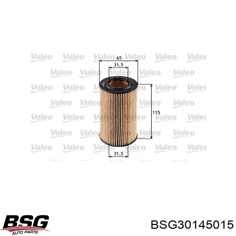 Повітряний фільтр салону BSG BSG30145015