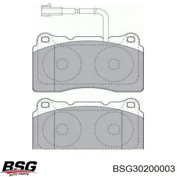 Передні тормозні колодки YC1J2K021AC Ford