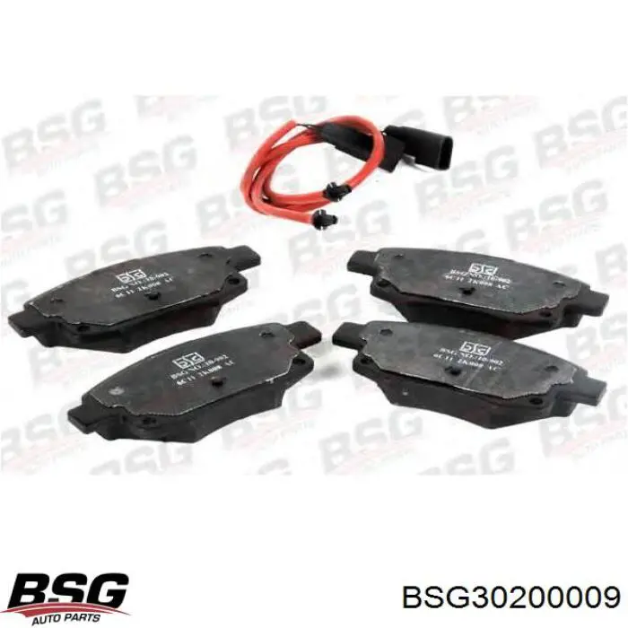 BSG30200009 BSG Передні гальмівні колодки