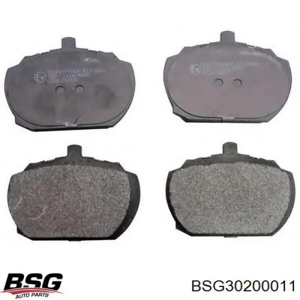 BSG30200011 BSG колодки гальмівні передні, дискові