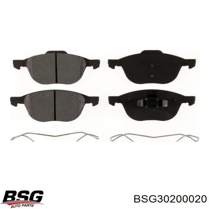 Гальмівні колодки BSG BSG30200020 ціна, від 21.78 USD