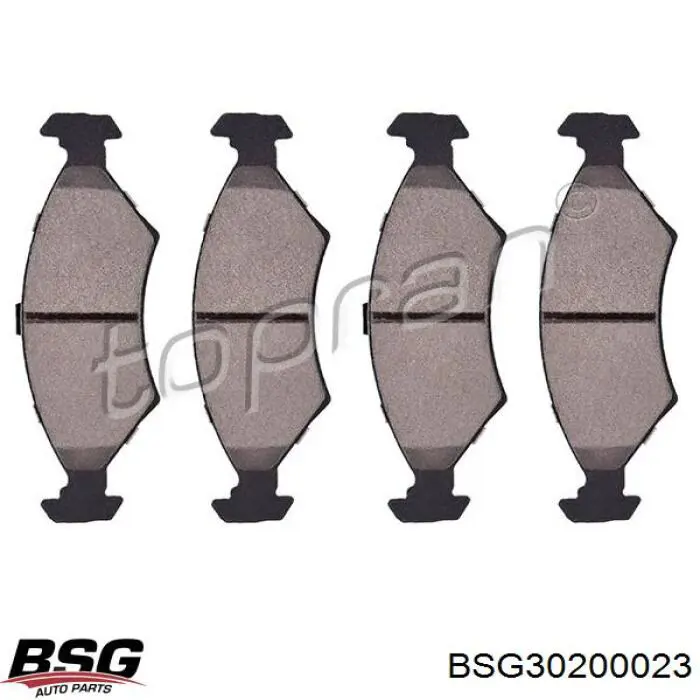 Гальмівні колодки BSG BSG30200023 ціна, від 13.22 USD