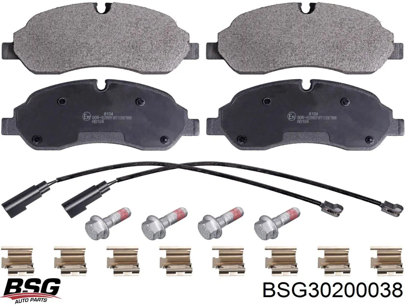 Гальмівні колодки BSG BSG30200038 ціна, від 43.94 USD