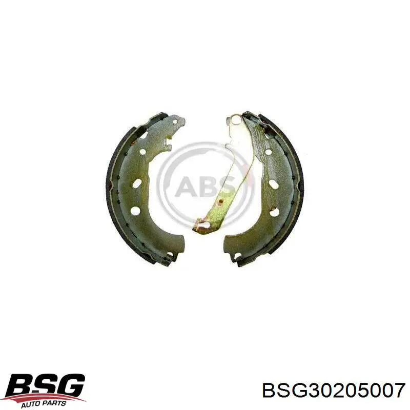 Купити BSG30205007 BSG Колодки гальмові задні, барабанні