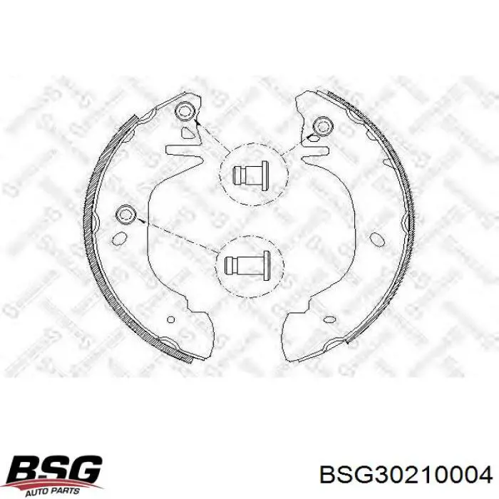 Диск гальмівний передній BSG BSG30210004