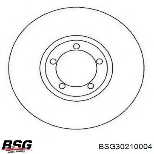 Купити BSG30210004 BSG Ротор гальмівний