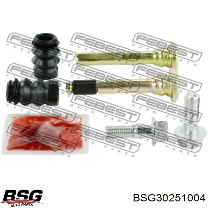 Ремкомплект супорту гальмівного переднього BSG BSG30251004 ціна, від 9.21 USD