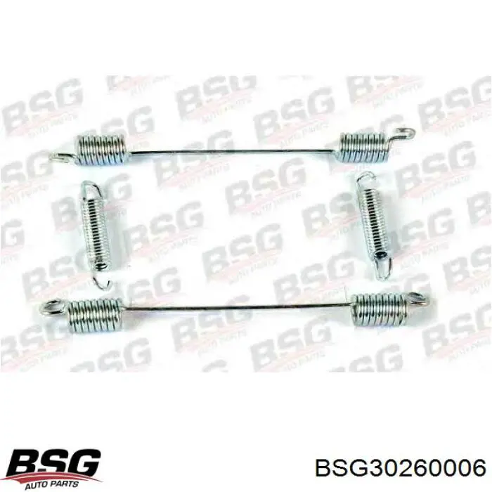Купити BSG30260006 BSG Ремкомплект гальмівних колодок